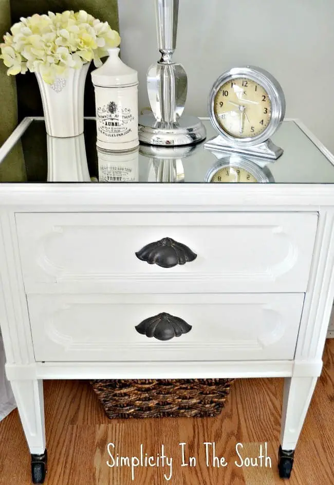 DIY Nightstand Makeover Using Fluted Molding Pole Wrap – Modern  Scandinavian Style 