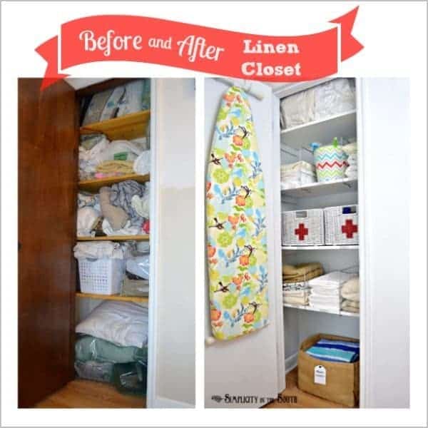Linen Closet Organization: small home/ BIG IDEAS – Simplicity in