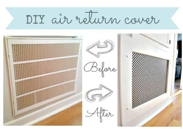 How To Make A Decorative Air Return Vent Cover Simplicity In The South