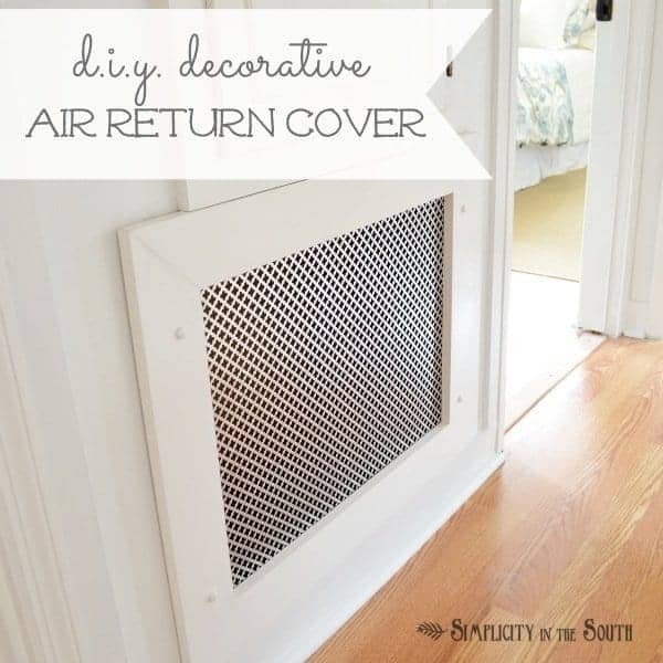How to Make a Decorative Air Return Vent Cover – Simplicity in the ...