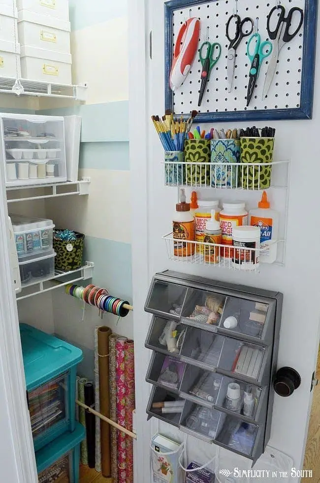 8 Craft Closet Organization Tips Small Home Big Ideas