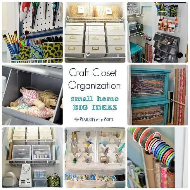 The Ultimate Craft Closet Organization  Craft room closet, Scrapbook room  organization, Craft closet organization