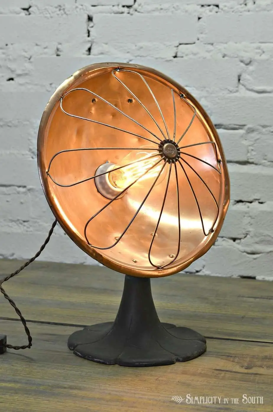 ONWAAR Medaille Vernederen How To Make a Lamp Out of an Antique Copper Desk Heater – Simplicity in the  South