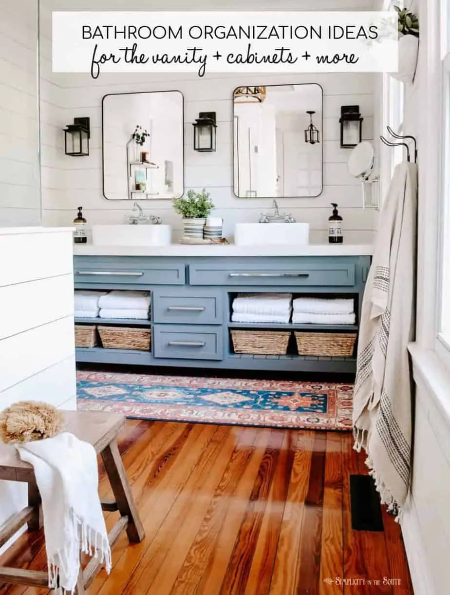 How to Organize a Bathroom Vanity in 6 Quick Steps - Bless'er House