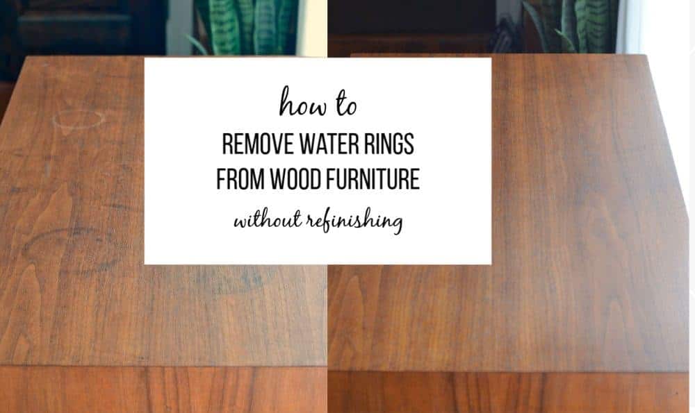 5 Ways Remove Light or Dark Water Stains From Wood
