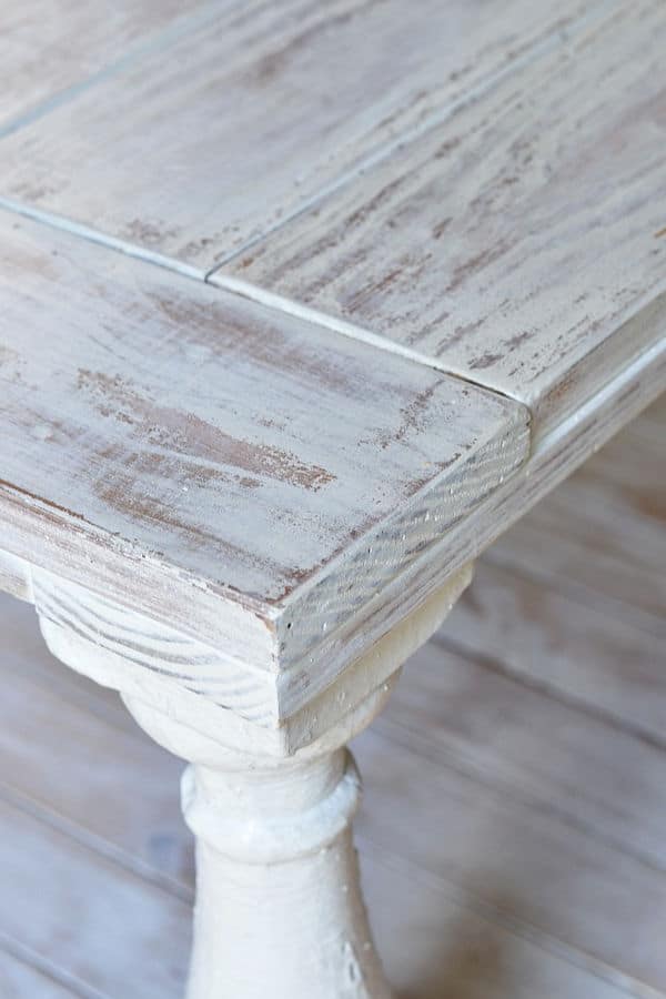 Distressed Coffee Table Painted With MMS Milk Paint 600x900 